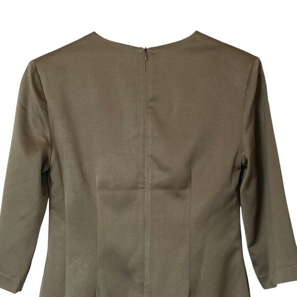 ELLIATT Fearless Pockets Mini Dress in Khaki Green, Size Small - Picture 9 of 14